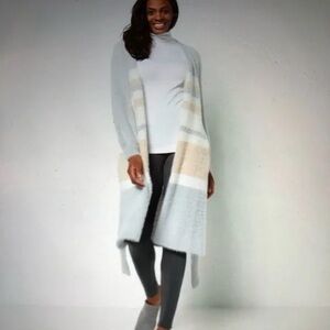 GIRL WITH CURVES Strip Statement Cardigan A460572